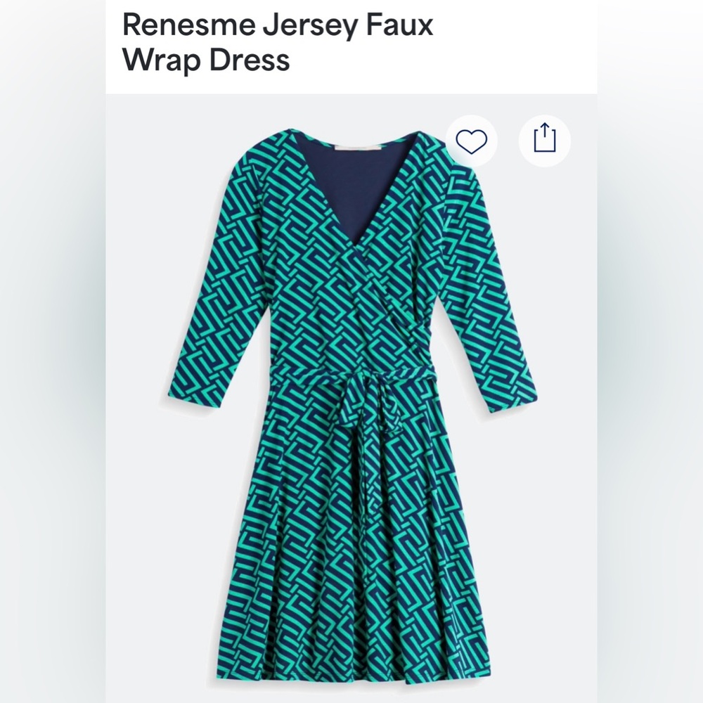 Rename Jersey Faux wrap dress